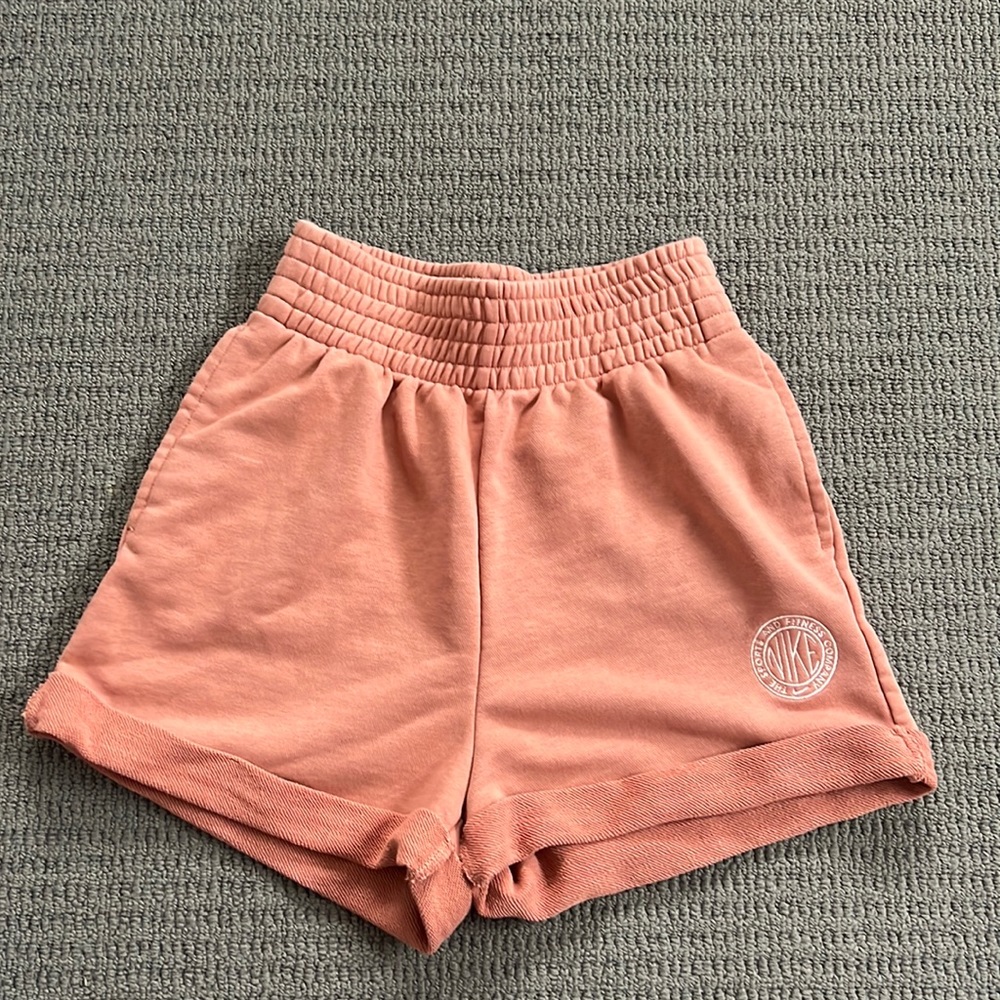 Nike high waisted sweat shorts XS